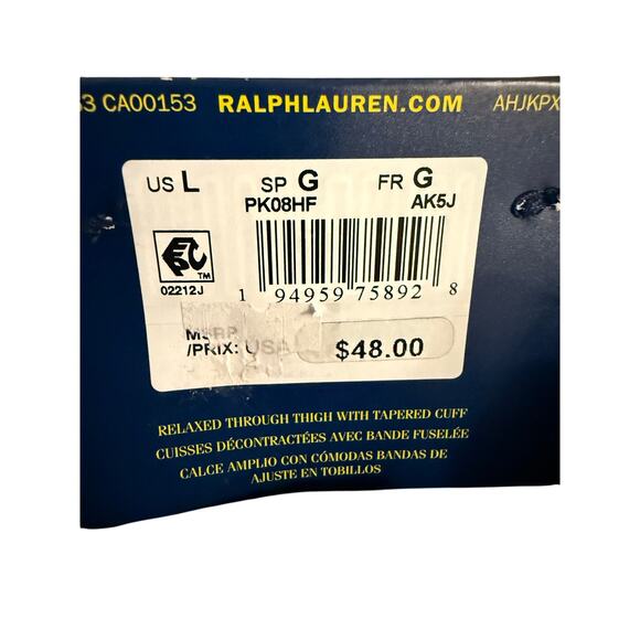 NEW Polo Ralph Lauren Jogger Pants Men’s Blue Size L Commons PK08HF-AK5J - Picture 5 of 6